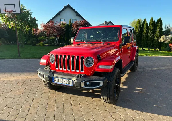 jeep wrangler warmińsko-mazurskie Jeep Wrangler cena 228780 przebieg: 41000, rok produkcji 2021 z Iława